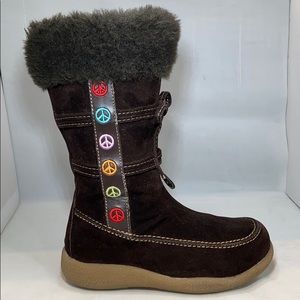 Rachel Kids Twiggy Brown Boots size 13M